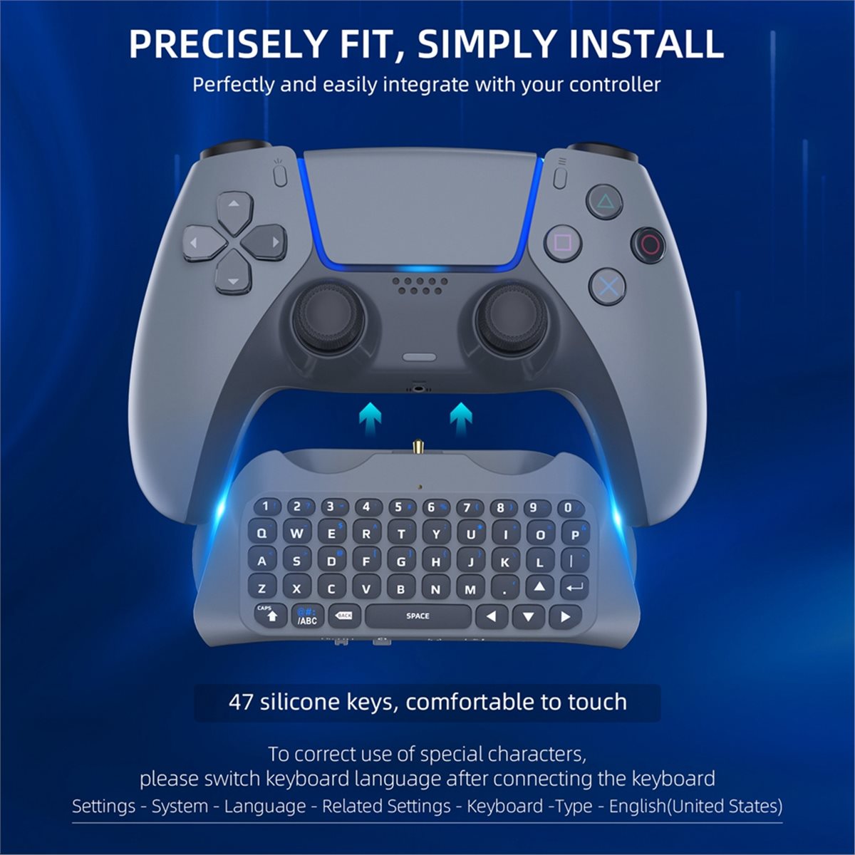 Gaming Keyboard Mini - goodidea 3.5mm Gaming Wireless Keyboard 3.0