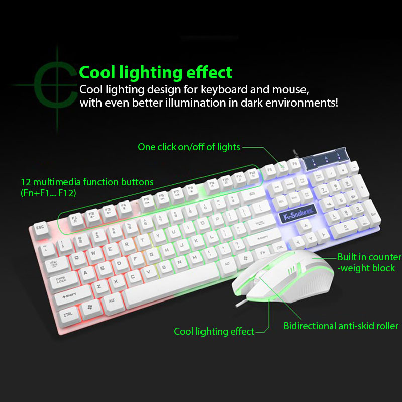KM320 Keyboard And Mouse Set W - Gaming Keyboard And Mouse Combo Wireless 评论和价格