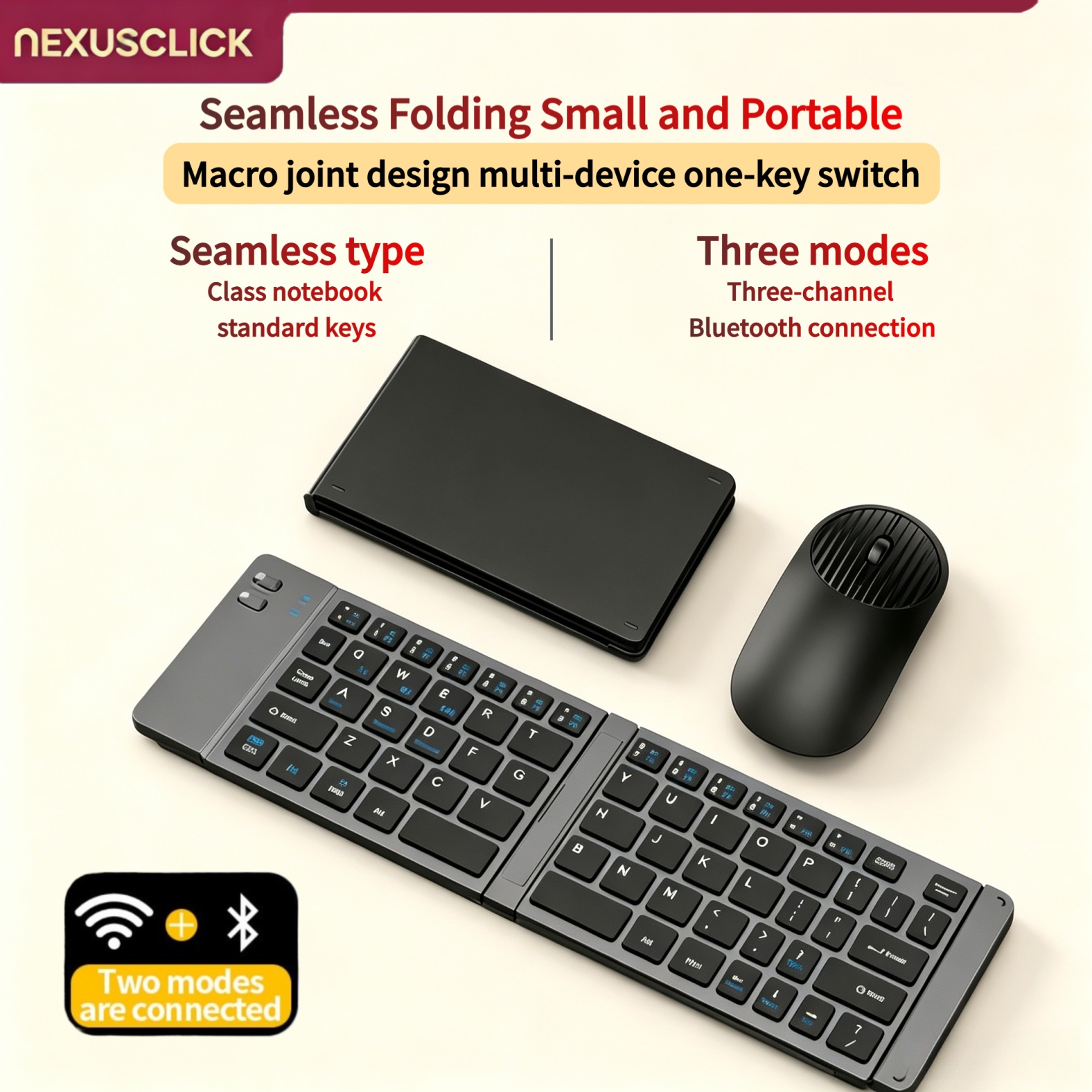 NexusClick New Mini Wireless B - Gaming Keyboard And Mouse Combo Wireless 评论和价格