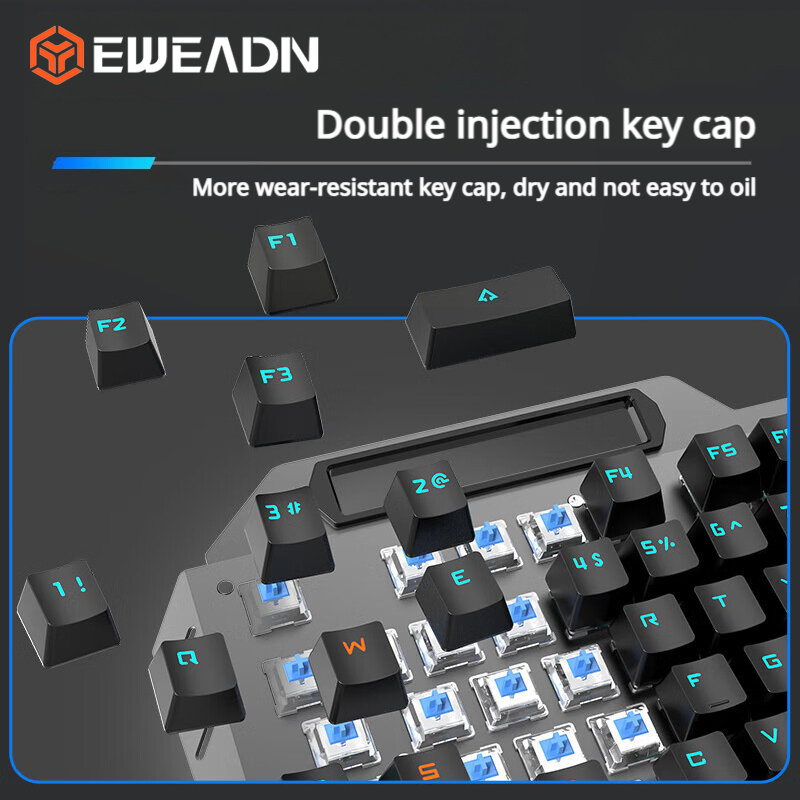 EWEADN TK900 Mechanical Keyboa - Gaming Keyboard Type C 评论和价格