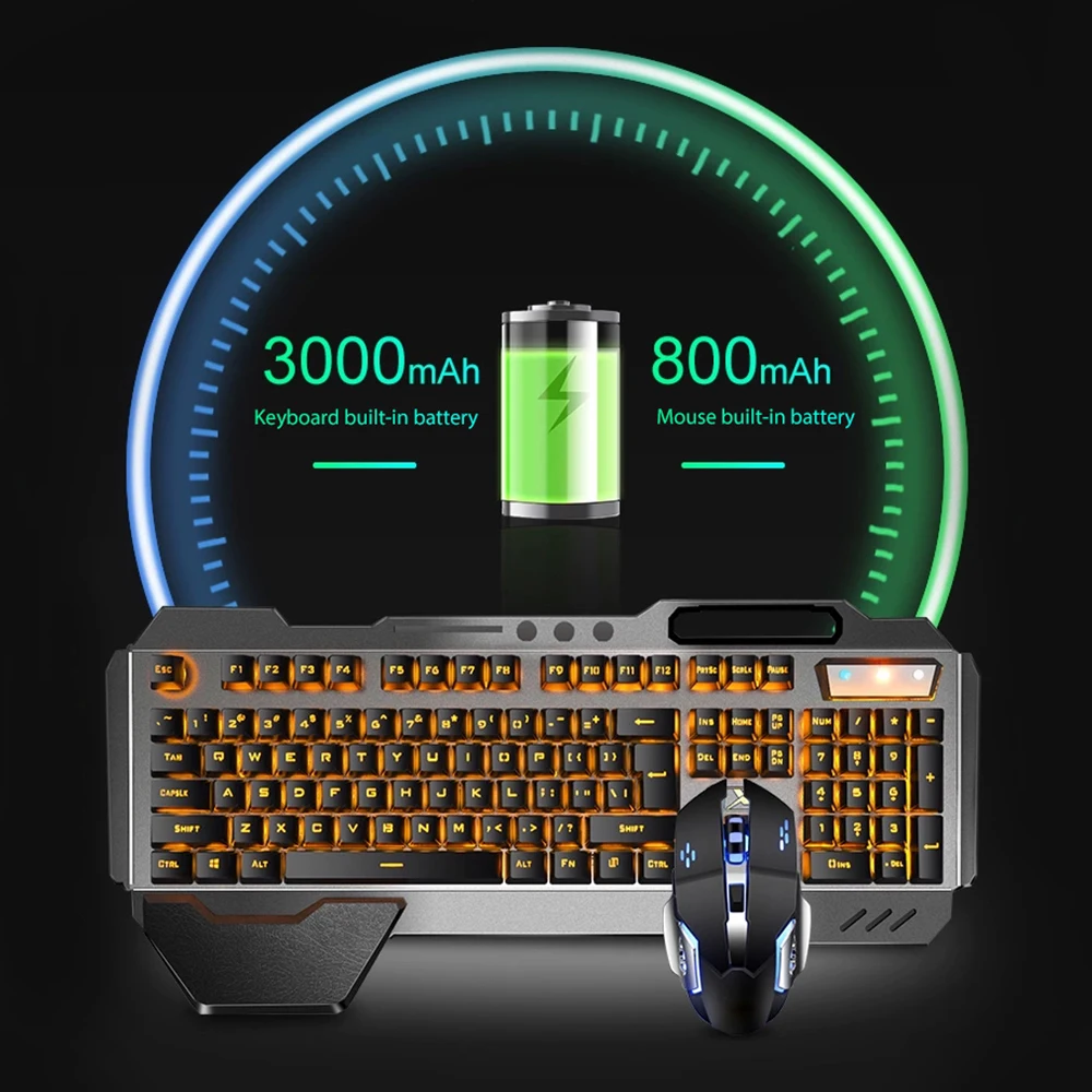 K680 Rechargeable 2.4G wireles - Gaming Keyboard Mini 评论和价格