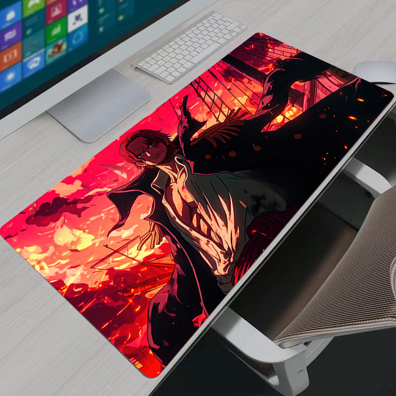 One Piece Shanks Mouse Pad Lar - Gaming Keyboard Esports 评论和价格