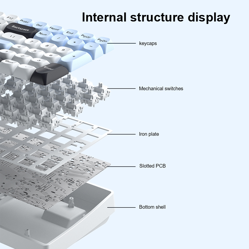 AULA S100Pro Wireless Mechanic - Gaming Keyboard Type C 评论和价格