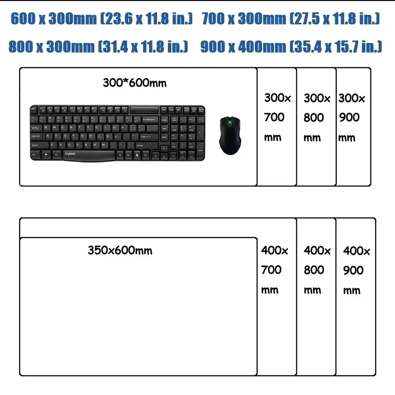 Mairuige XXL DIY Anime Mouse P - Gaming Keyboard Mouse 评论和价格