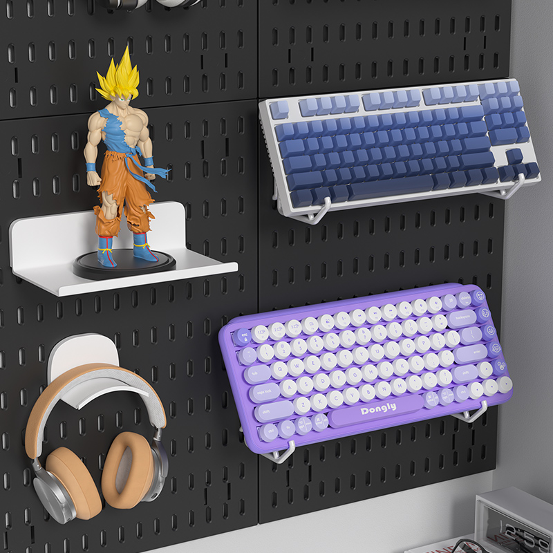 Adhesive Pegboard Shelf for Ga - Gaming Keyboard Mouse 评论和价格