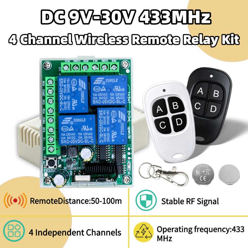 433MHz Universal Wireless Remo - Switch Opener Tool 评论和价格
