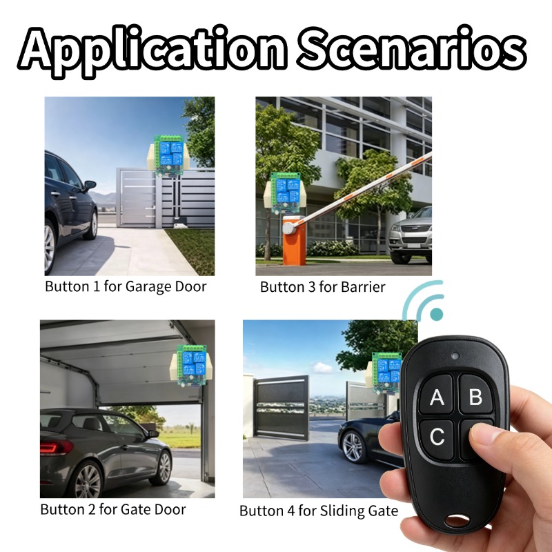 433MHz Universal Wireless Remo - Switch Opener Tool 评论和价格
