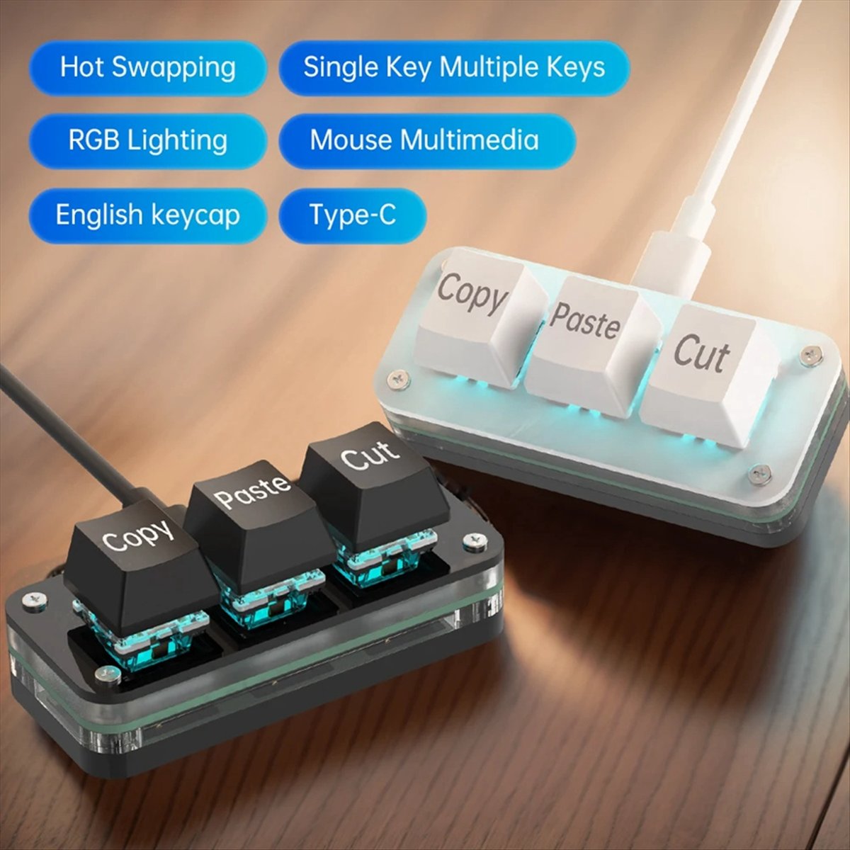 doyou 3 Keys Macro Programming - Gaming Keyboard Mini 评论和价格