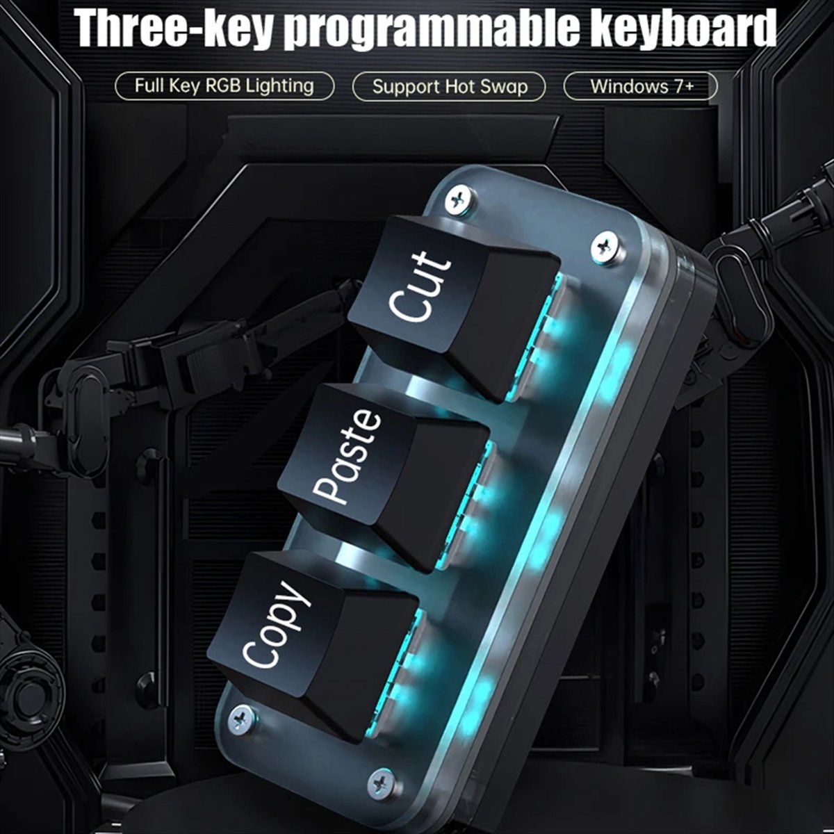 doyou 3 Keys Macro Programming - Gaming Keyboard Mini 评论和价格