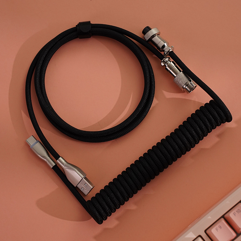 Type C USB Aviator Coiling Cab - Gaming Keyboard Type C 评论和价格