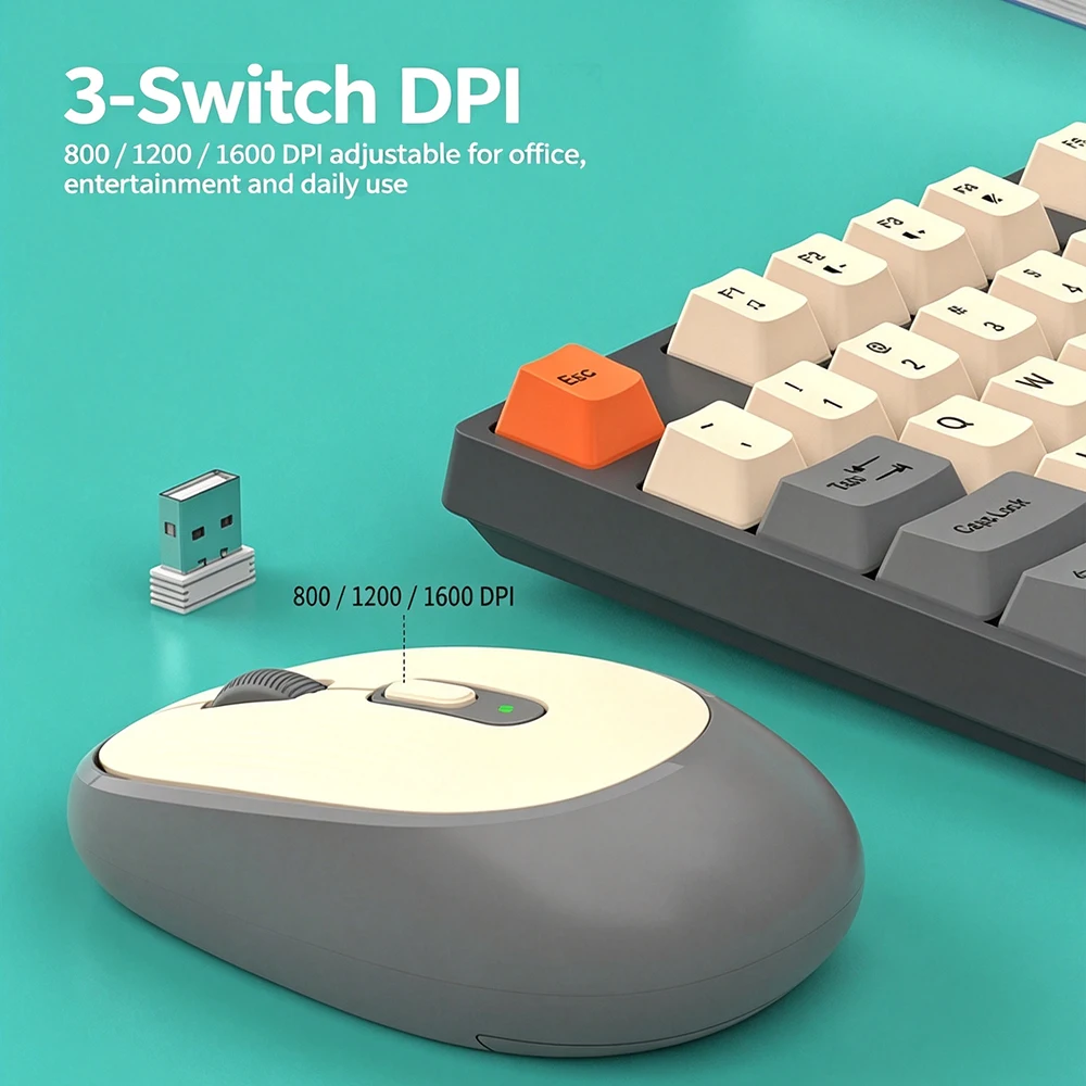 KEBIDUMEI 2.4G Wireless Keyboa - Gaming Keyboard And Mouse Combo Wireless 评论和价格
