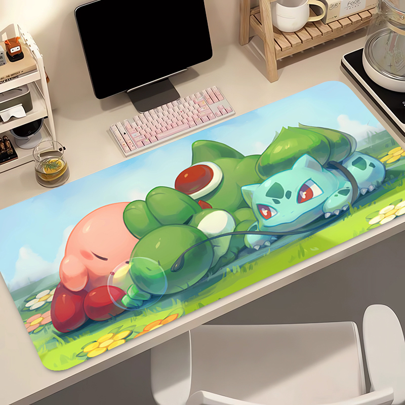 Anime Mouse Pad Pokemon Bulbas - Gaming Keyboard Higround 评论和价格
