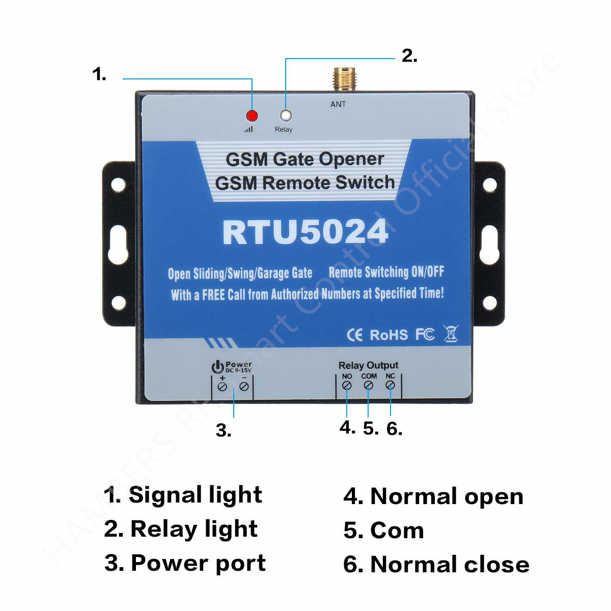 RTU5024 GSM Gate Opener Relay  - Switch Opener Tool 评论和价格