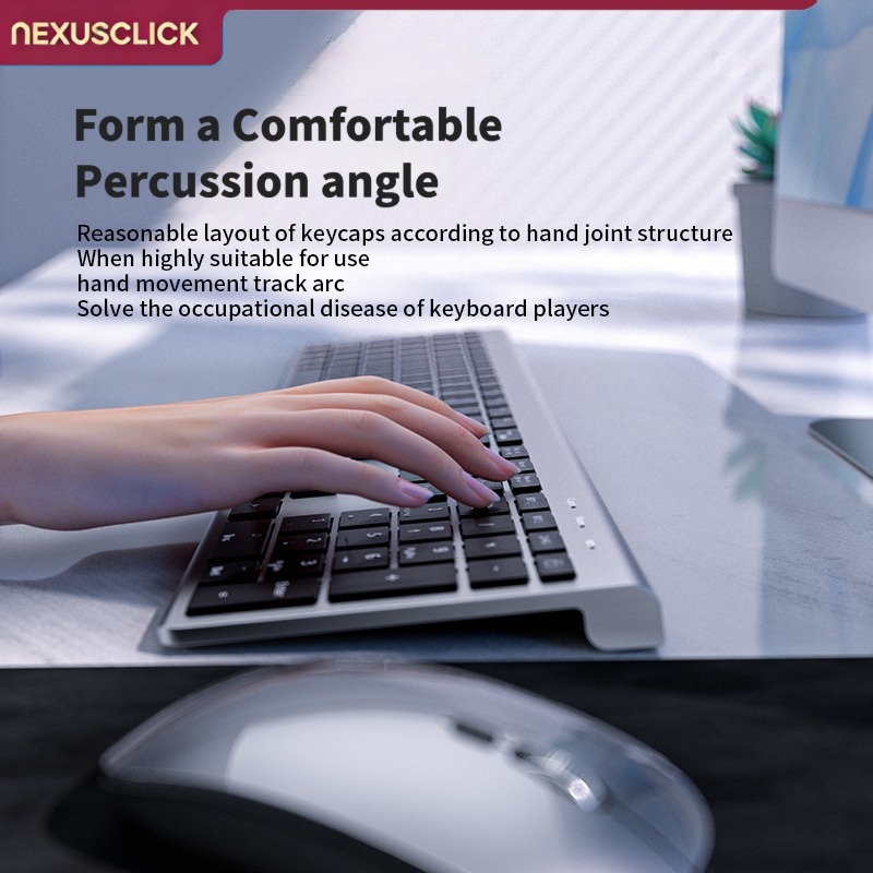NexusClick 104 Keys Wireless T - Gaming Keyboard And Mouse Combo Wireless 评论和价格