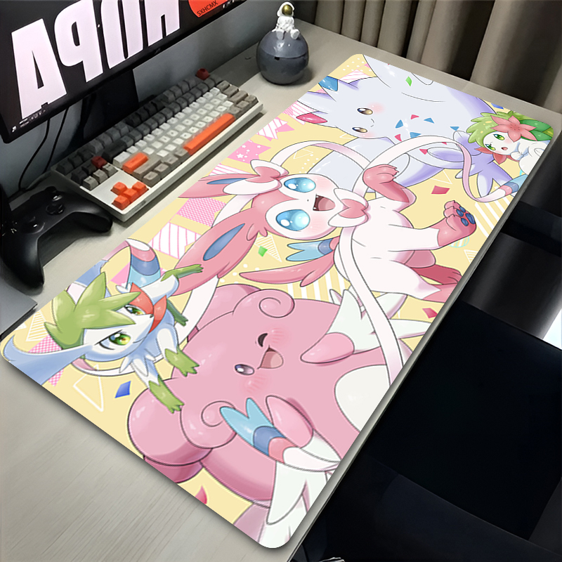 Large Pink Cute Mousepad XXL G - Gaming Keyboard Esports 评论和价格